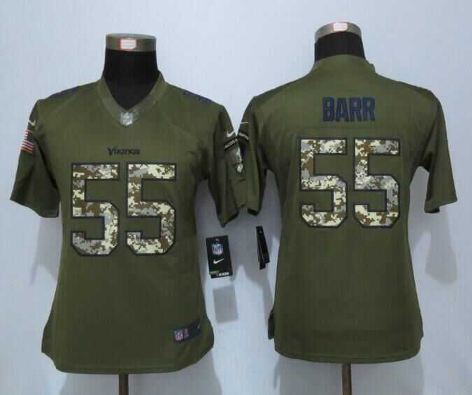 Women Nike Limited Minnesota Vikings #55 Barr Green Salute To Service Jersey,We sell and wholesale Women Nike Limited Minnesota Vikings #55 Barr Green Salute To Service Jersey on line form chian!